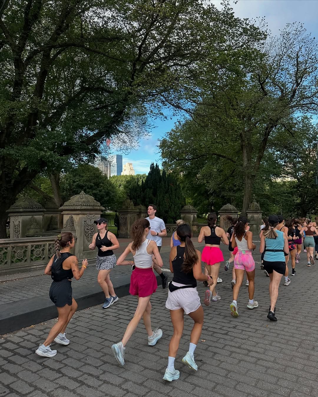 Central Park run crew